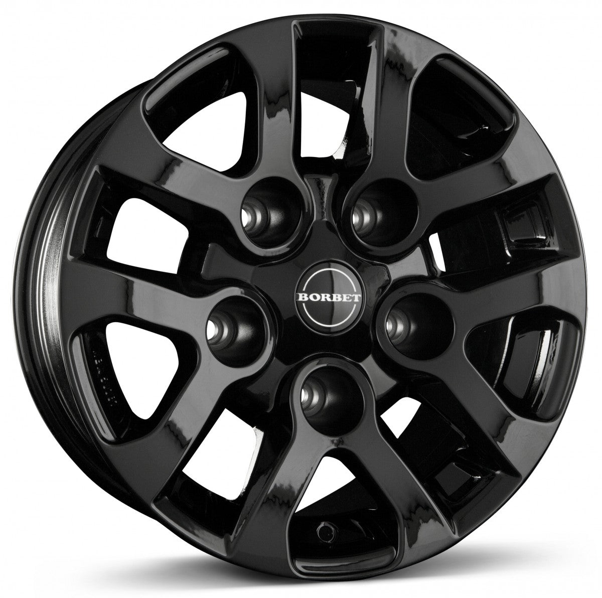 Borbet LD black glossy 8x16 ET5 - LK5/165.1 ML113
