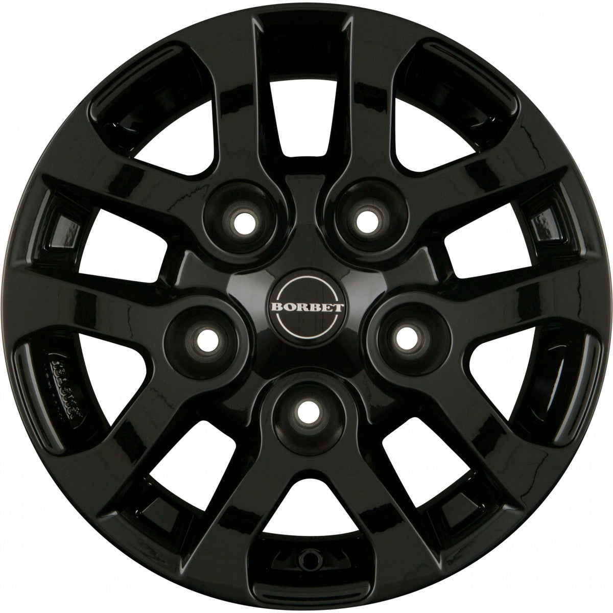 Borbet LD black glossy 8x16 ET5 - LK5/165.1 ML113