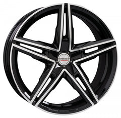 Borbet XRS black polished glossy Alufelge 9.5x19 Zoll ET35 LK 5x120 ML72.5