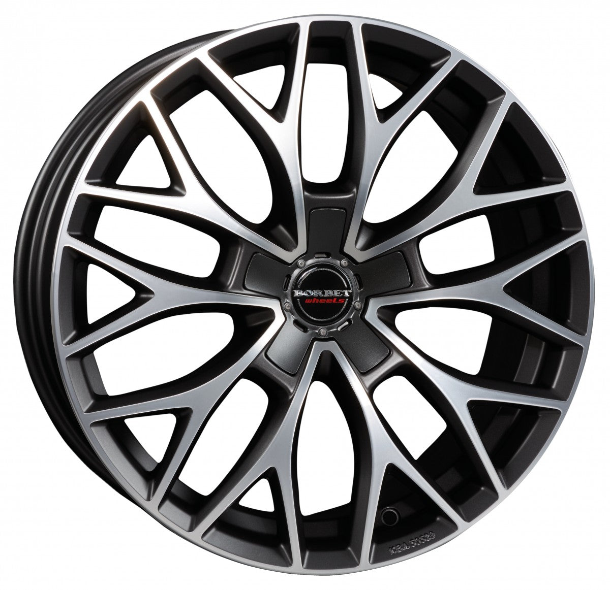 Borbet DY dark grey polished matt 8x18 ET45 - LK5/114.3 ML72.5