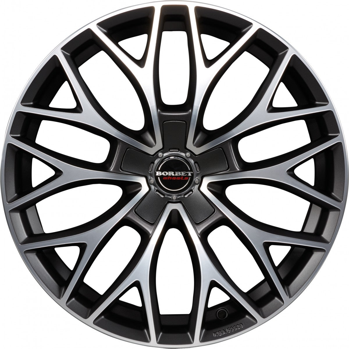 Borbet DY dark grey polished matt 8.5x20 ET40 - LK5/108 ML72.5