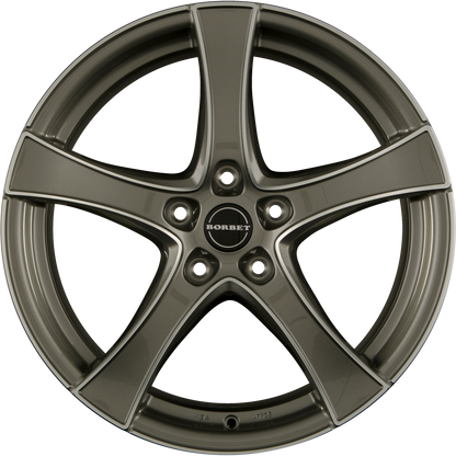 Borbet F2 Graphite Polished Alufelge 7.5x18 Zoll ET51 LK 5x112 ML66.6