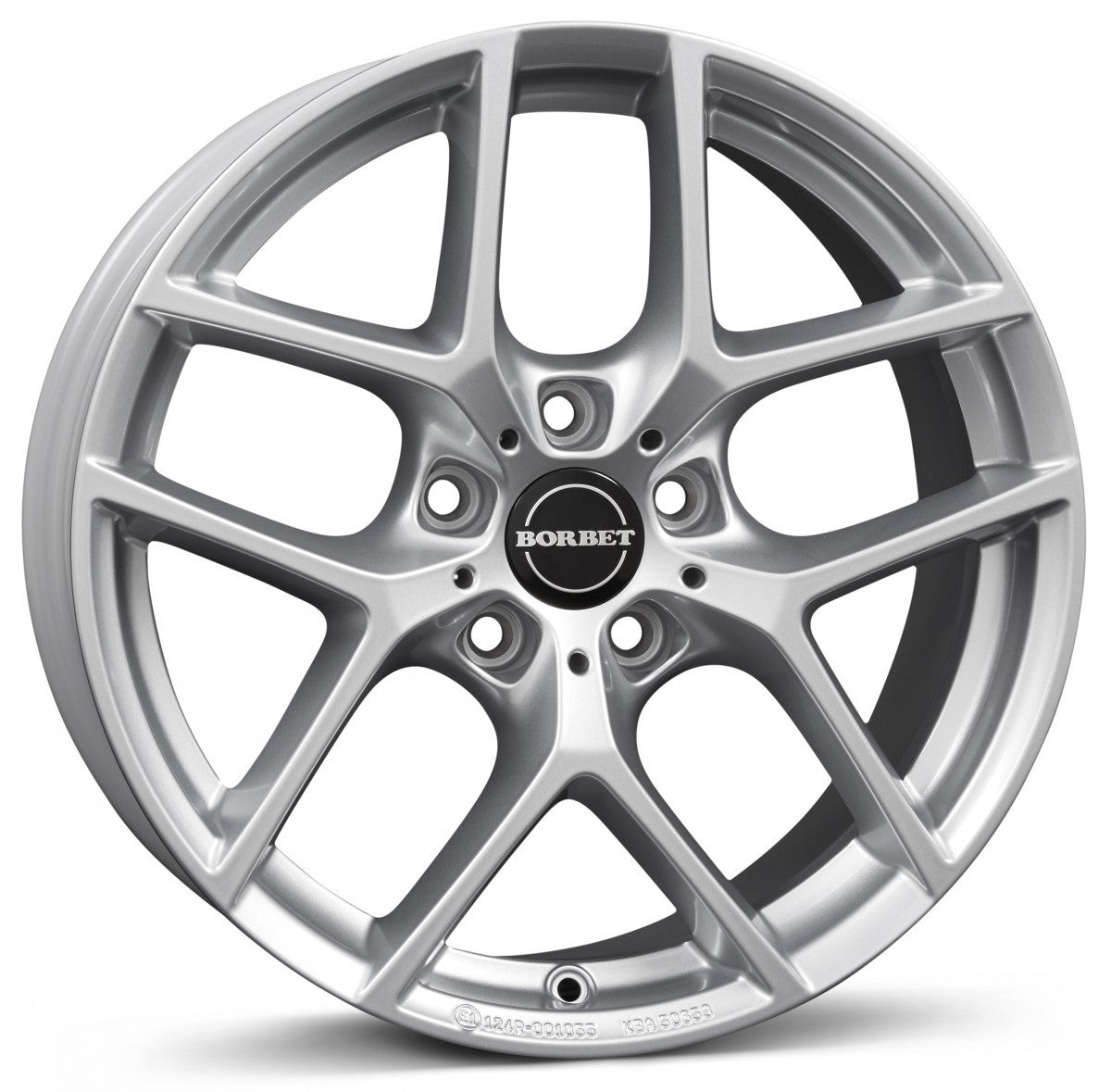 Borbet Y crystal silver BMW 7x16 ET40 - LK5/120 ML72.5