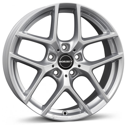 Borbet Y crystal silver BMW 7x16 ET40 - LK5/120 ML72.5