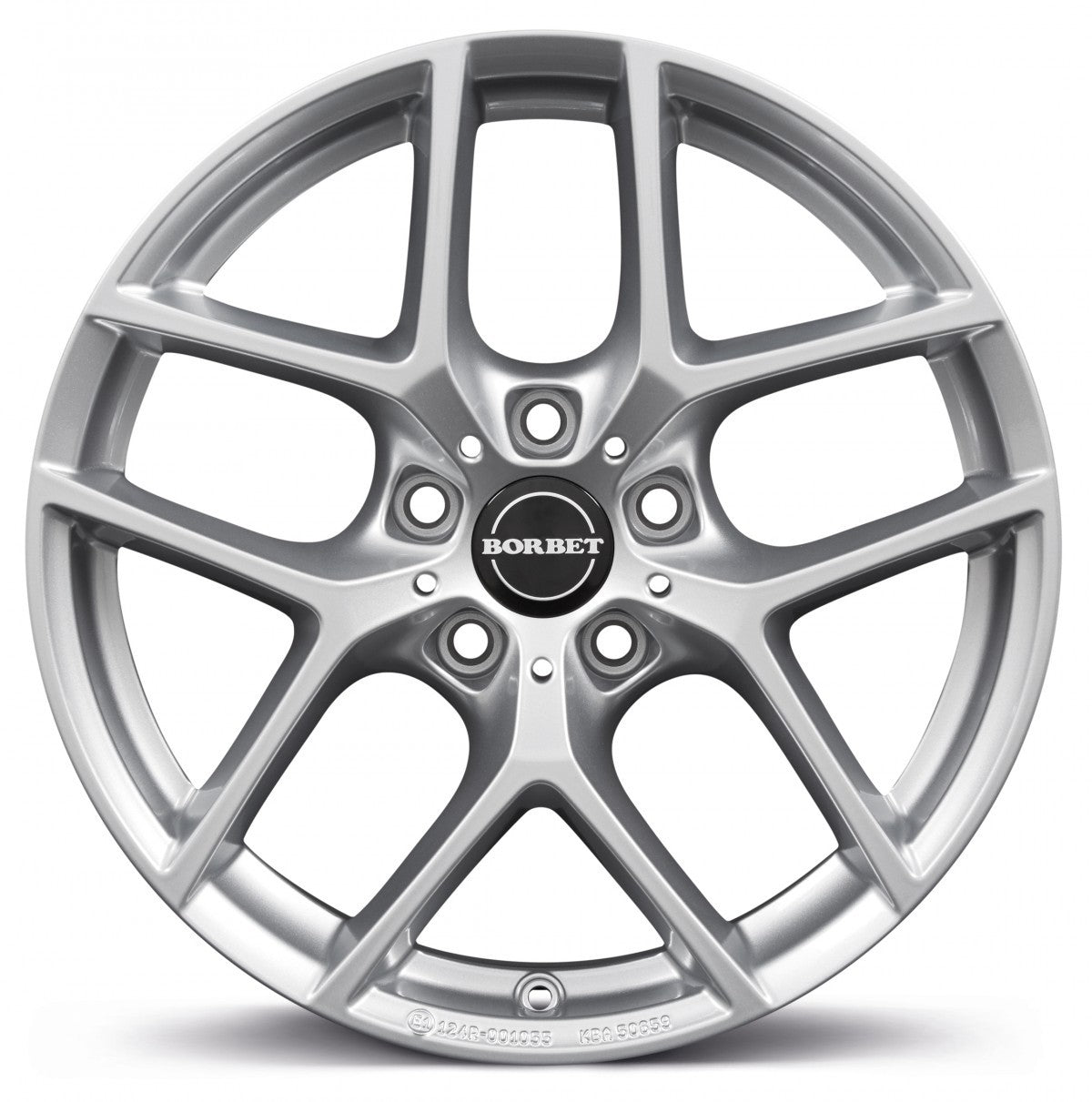 Borbet Y crystal silver BMW 7x16 ET40 - LK5/120 ML72.5