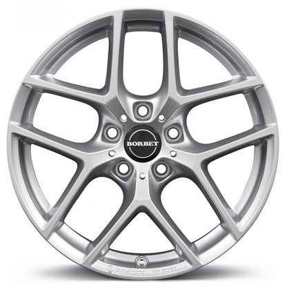 Borbet Y crystal silver BMW 7x16 ET40 - LK5/120 ML72.5