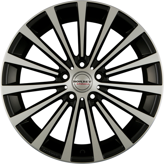 Borbet BLX Black Polished Matt Alufelge 8.5x19 Zoll ET40 LK 5x114.3 ML70.6