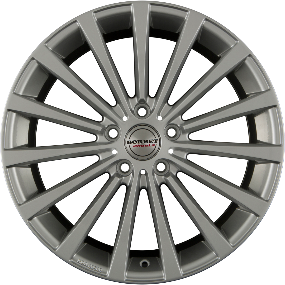 Borbet BLX Brilliant Silver Alufelge 9.5x19 Zoll ET40 LK 5x114.3 ML70.6