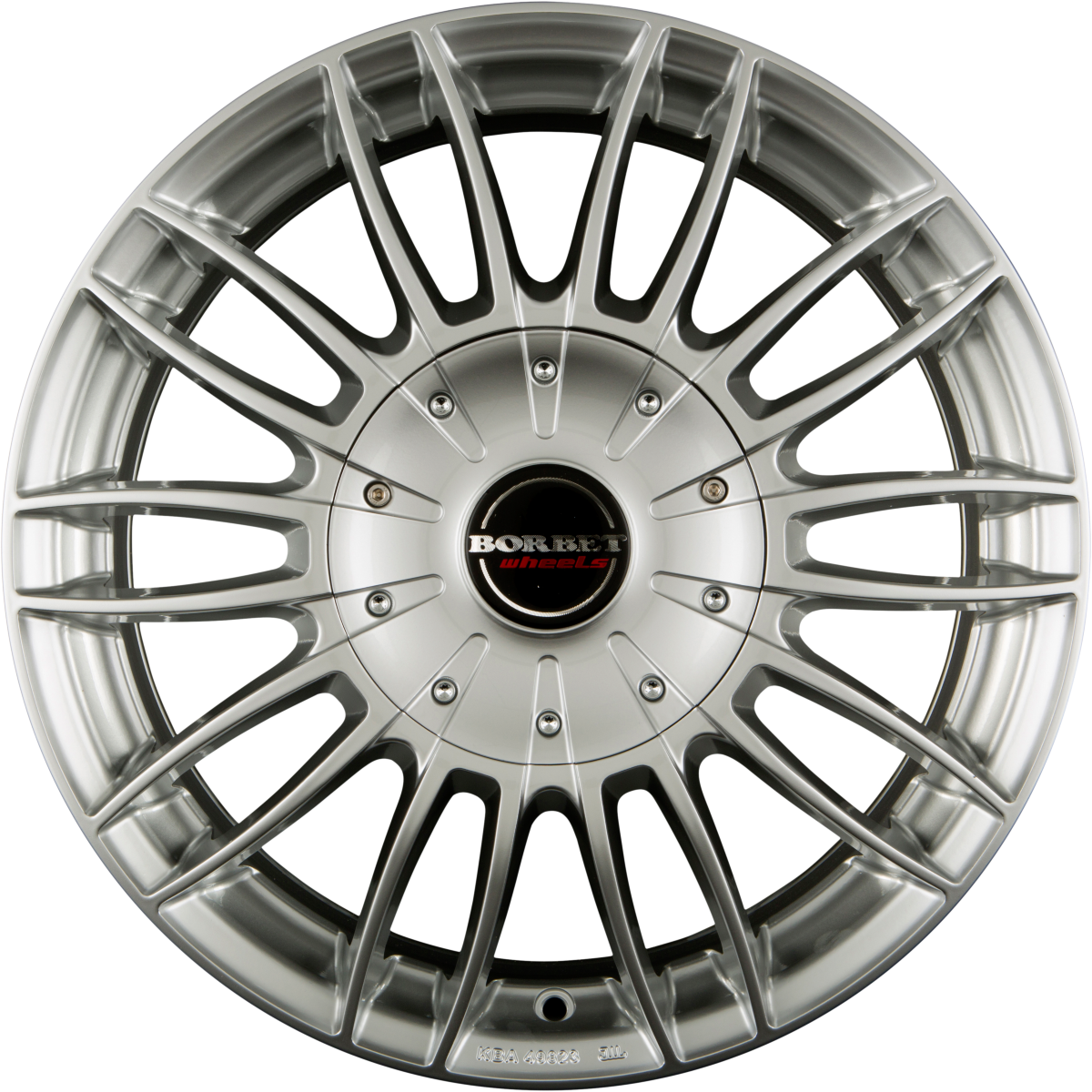 Borbet CW3 Sterling Silber Alufelge 7.5x17 Zoll ET40 LK 5x114.3 ML66.1