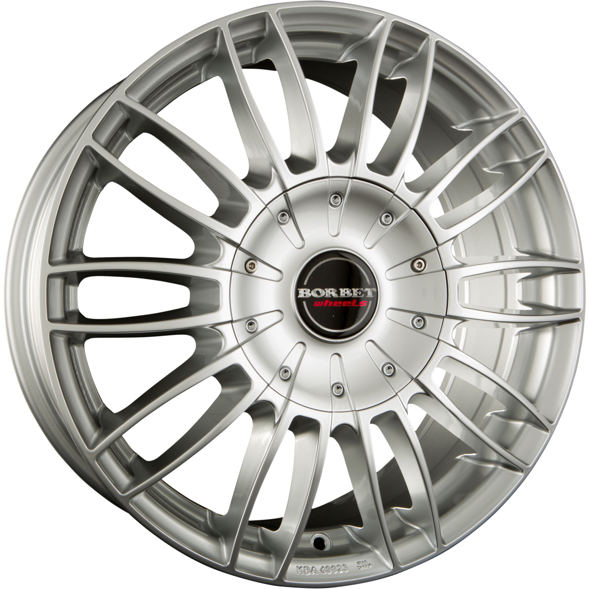 Borbet CW3 Sterling Silber Alufelge 7.5x17 Zoll ET40 LK 5x114.3 ML66.1 – Bild 2