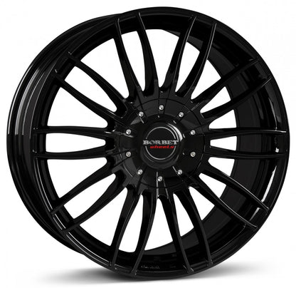 Borbet CW3 black glossy 7.5x17 ET50 - LK5/130 ML71.5