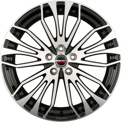 Borbet RB Black Polished Alufelge 8x18 Zoll ET44 LK 5x112 ML57.1
