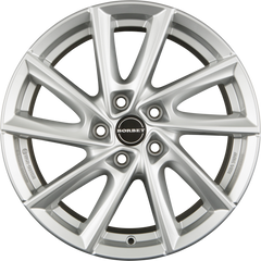 Borbet VT Crystal Silver Alufelge 7.5x17 Zoll ET40 LK 5x112 ML66.6