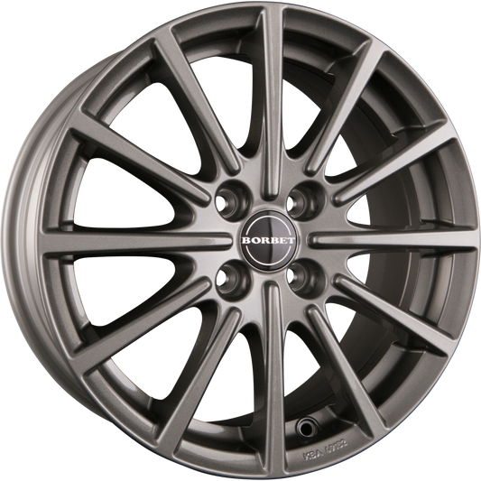 Borbet BL4 Metal Grey Alufelge 7x16 Zoll ET45 LK 4x100 ML64 – Bild 2