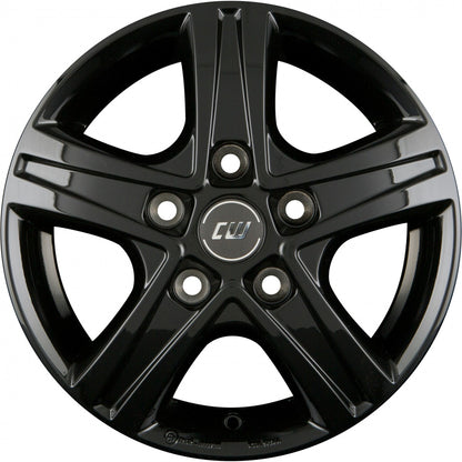 Borbet CWD black glossy 6.5x16 ET52 - LK5/112 ML66.5