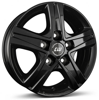 Borbet CWD black glossy 6.5x16 ET52 - LK5/120 ML65.1