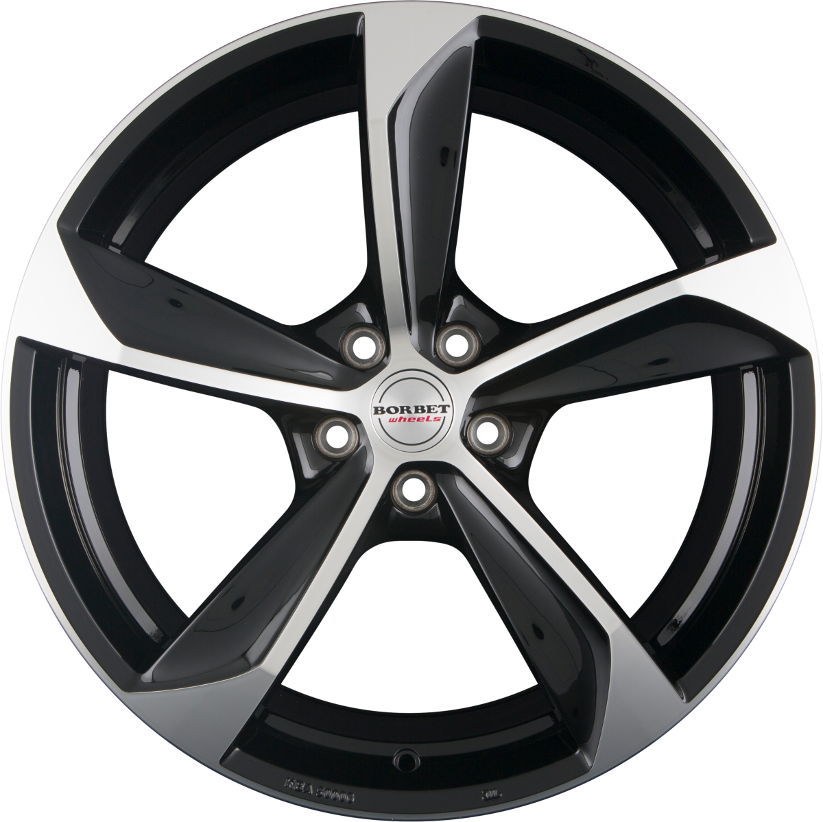 Borbet S Black Polished Glossy Alufelge 9x20 Zoll ET45 LK 5x114.3 ML67.1