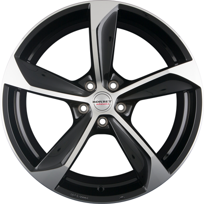 Borbet S Black Polished Glossy Alufelge 9x20 Zoll ET45 LK 5x114.3 ML67.1