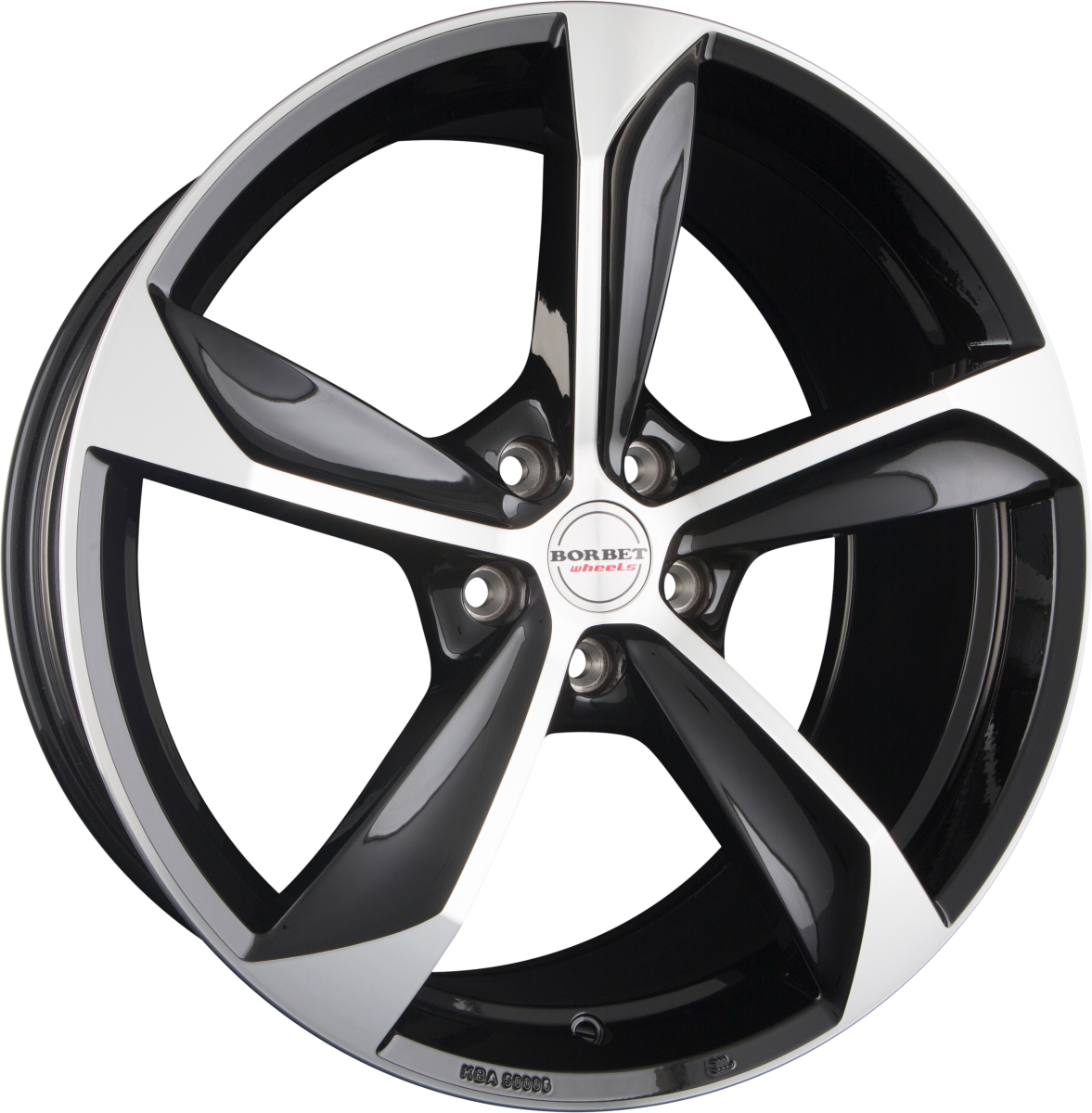 Borbet S Black Polished Glossy Alufelge 9x20 Zoll ET45 LK 5x114.3 ML67.1 – Bild 2