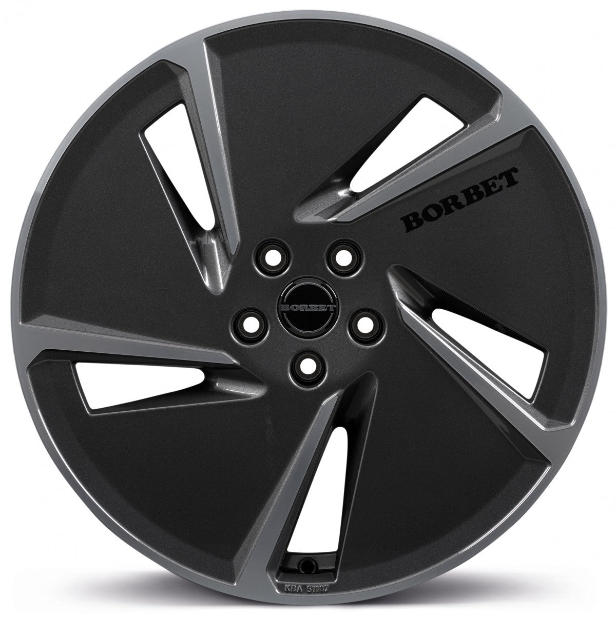 Borbet AE mistral anthracite polished glossy 7.5x20 ET50 - LK5/114.3 ML72.5