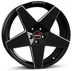 Borbet A black matt Alufelge 8x18 Zoll ET37 LK 5x112 ML66.5