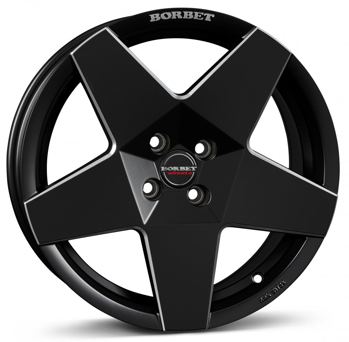 Borbet A black matt 8x18 ET37 - LK5/112 ML66.5