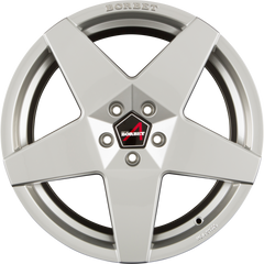 Borbet A Brilliant Silver Alufelge 8.5x19 Zoll ET40 LK 5x112 ML66.6