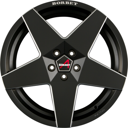 Borbet A Black Matt Alufelge 8.5x19 Zoll ET45 LK 5x112 ML57.1