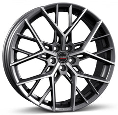 Borbet BY titan polished matt Alufelge 9x20 Zoll ET35 LK 5x112 ML66.5