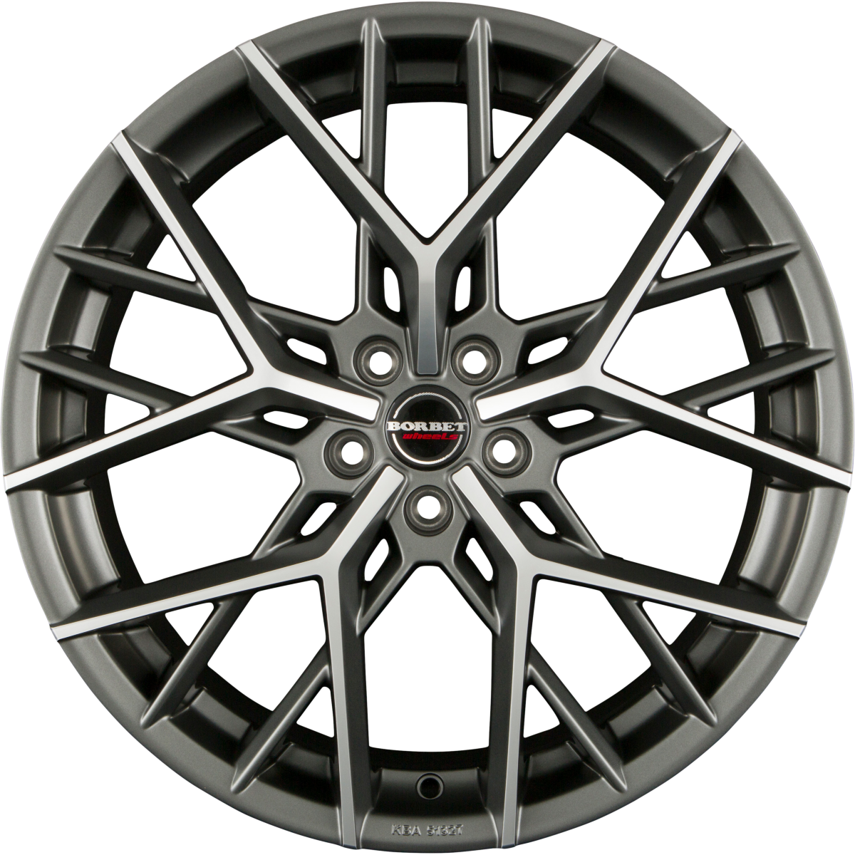 Borbet BY Titan Polished Matt Alufelge 10x21 Zoll ET39 LK 5x114.3 ML70.6