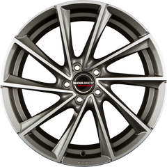 Borbet VTX Graphite Polished Alufelge 8.5x19 Zoll ET40 LK 5x112 ML66.6