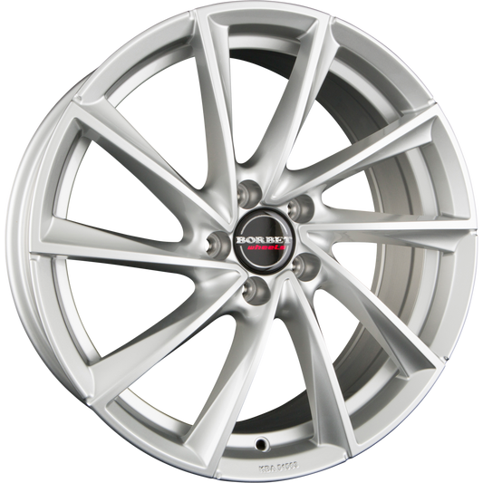 Borbet VTX Brilliant Silver Alufelge 7.5x19 Zoll ET40 LK 5x112 ML66.6 – Bild 2