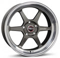 Borbet DB8GT graphite rim polished Alufelge 8.5x18 Zoll ET40 LK 5x114.3 ML72.5
