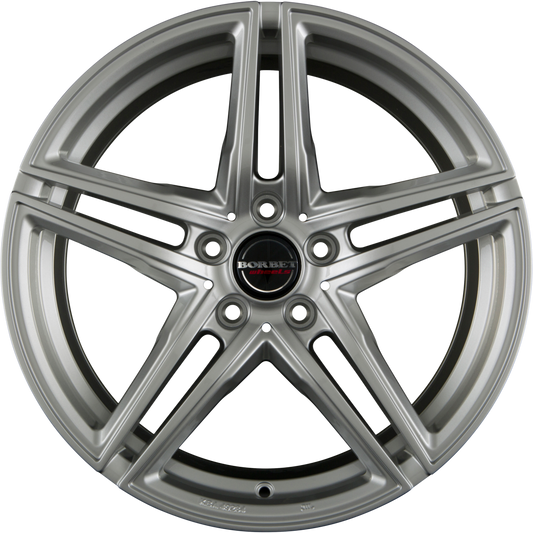 Borbet XRT Brilliant Silver Alufelge 8x17 Zoll ET45 LK 5x108 ML72.5
