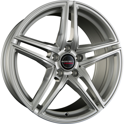 Borbet XRT Brilliant Silver Alufelge 8x17 Zoll ET45 LK 5x108 ML72.5 – Bild 2