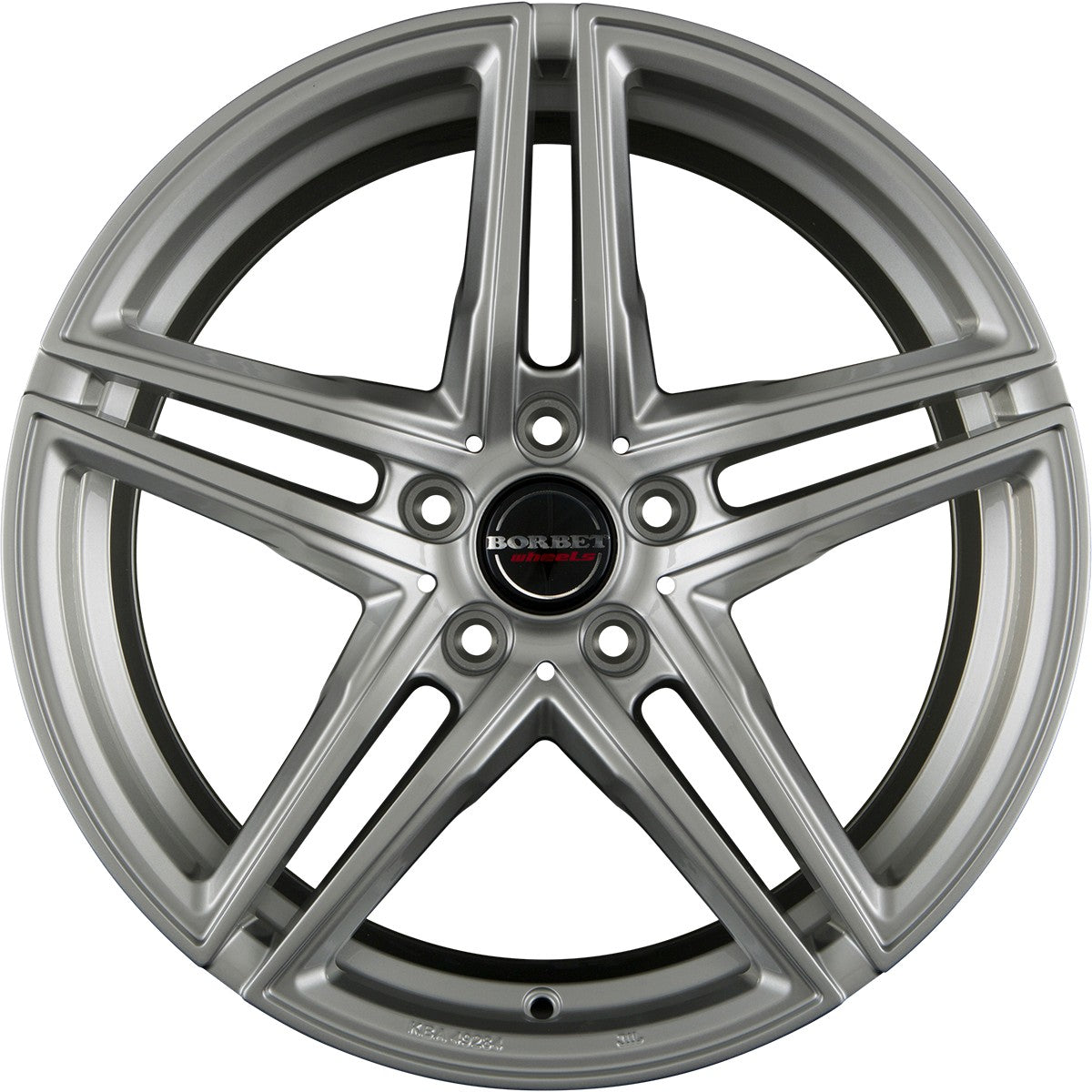 Borbet XRT brilliant silver 8x17 ET45 - LK5/112 ML72.5