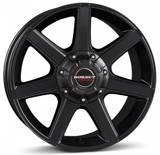 Borbet CWE black matt 8.5x18 ET38 - LK6/127 ML77.8
