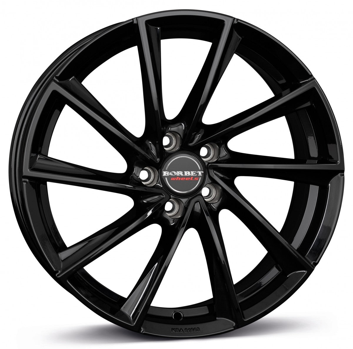 Borbet VTX black glossy 6.5x20 ET33 - LK5/114.3 ML66.1