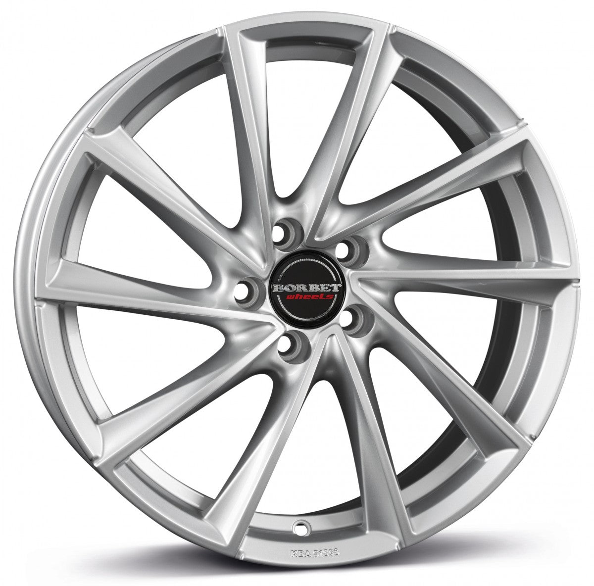 Borbet VTX brilliant silver 6.5x20 ET33 - LK5/114.3 ML66.1