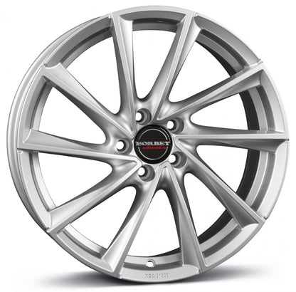 Borbet VTX brilliant silver 6.5x20 ET33 - LK5/114.3 ML66.1