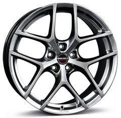 Borbet Y hyper silver 19-Zoll Alufelge 9x19 Zoll ET24 LK 5x112 ML66.5
