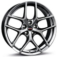 Borbet Y hyper silver 19-Zoll 8x19 ET37 - LK5/112 ML66.5