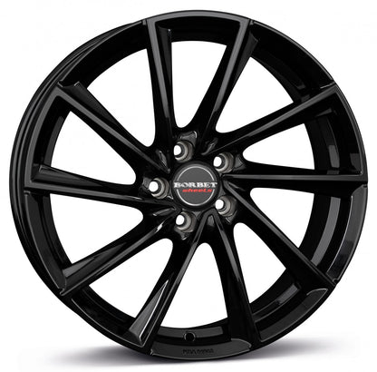 Borbet VTX black glossy 8x18 ET44 - LK5/112 ML57.1