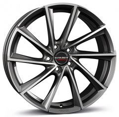 Borbet VTX graphite polished Alufelge 8x18 Zoll ET40 LK 5x114.3 ML72.5