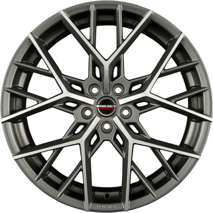 Borbet BY Titan Polished Matt Alufelge 11x23 Zoll ET51 LK 5x112 ML66.6