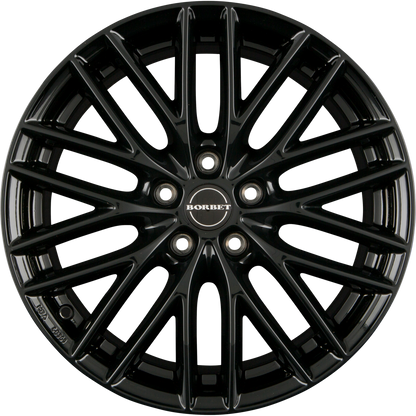 Borbet BS5 black glossy Alufelge 8x18 Zoll ET50 LK 5x112 ML72.5