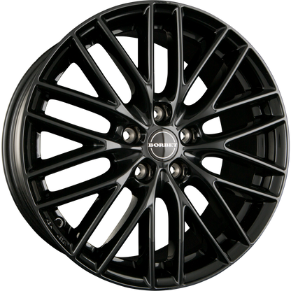 Borbet BS5 black glossy Alufelge 8x18 Zoll ET40 LK 5x114.3 ML72.5 – Bild 2