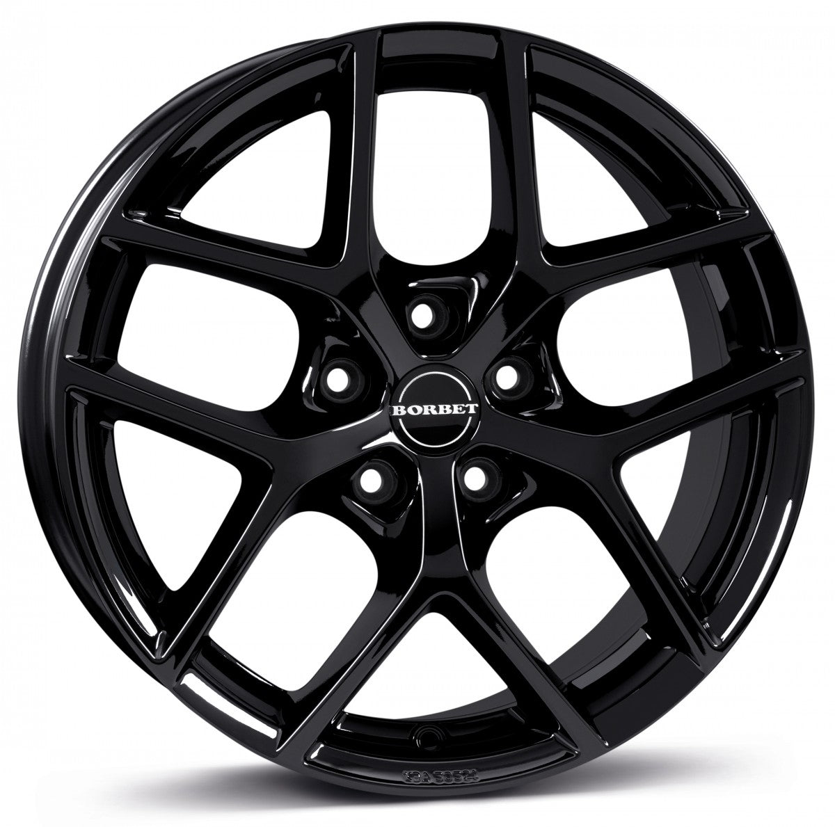 Borbet Y black glossy 8x18 ET48 - LK5/112 ML66.6