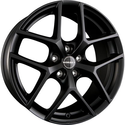 Borbet Y black matt Alufelge 8x18 Zoll ET48 LK 5x112 ML66.6 – Bild 4