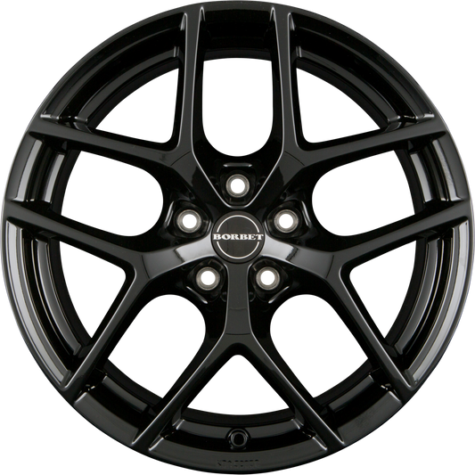 Borbet Y Black Glossy Alufelge 9x19 Zoll ET45 LK 5x114.3 ML70.7